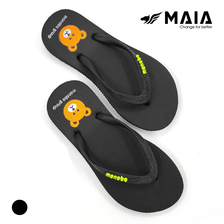 Dép kẹp nữ xỏ ngón tông lào đẹp Maia - quai cao su - đế EVA siêu nhẹ đi êm chống thấm nước MA5741