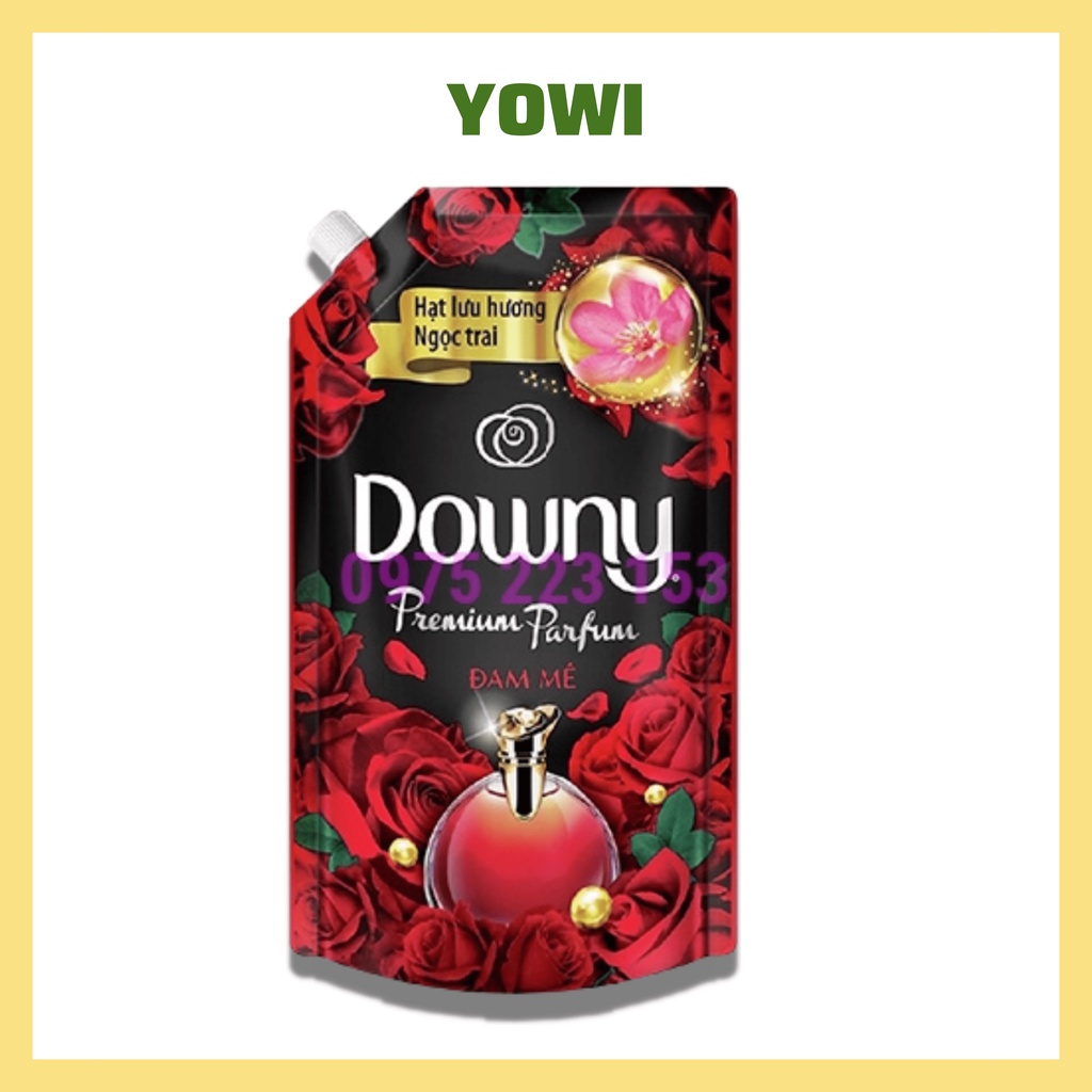 Nước Xả Vải Downy Hương Huyền Bí/ Hương Đam Mê/ Hương Nước Hoa Thơm Mát Dài Lâu Túi 1,35L - 2,2L - 3,5L