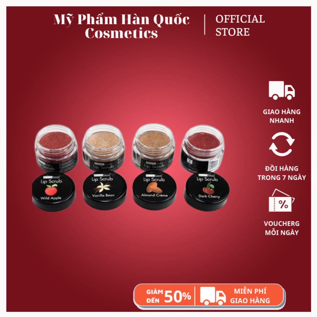 TẨY DA CHẾT môi beauty treats lip scrub – Mỹ