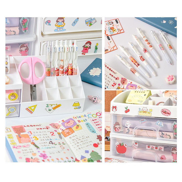 Miếng Sticker loại xịn cỡ LỚN hoạt tiết xinh yêu - A14