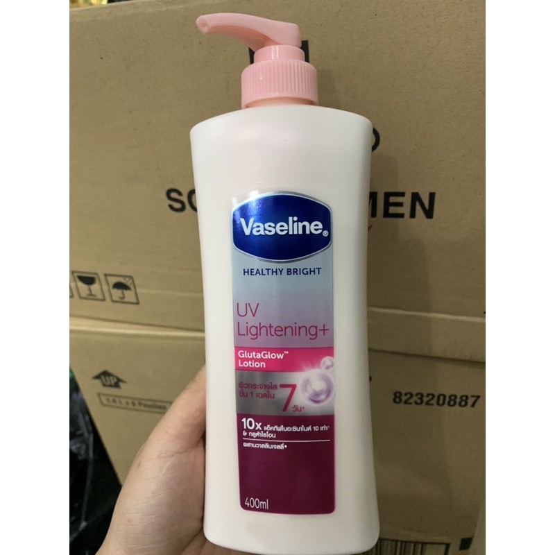 Dưỡng thể vaseline 400ml ( màu hồng )