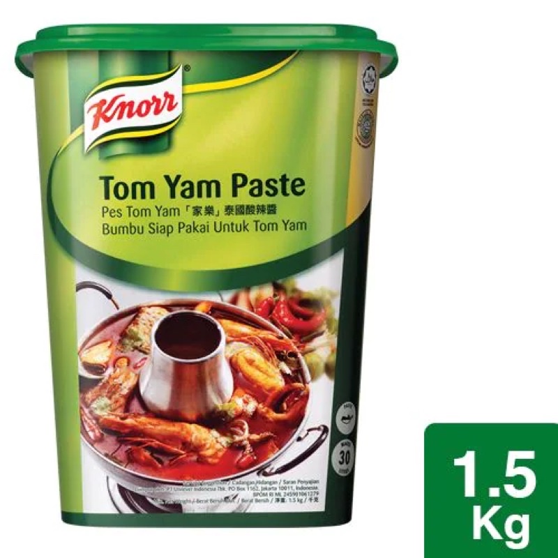SÚP NỀN LẨU THÁI KNORR-KNORR TOMYAM PASTE 1.5kg