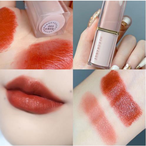 Son Lì HERORANGE Chống Thấm Nước Lâu Trôi Dưỡng Ẩm YR