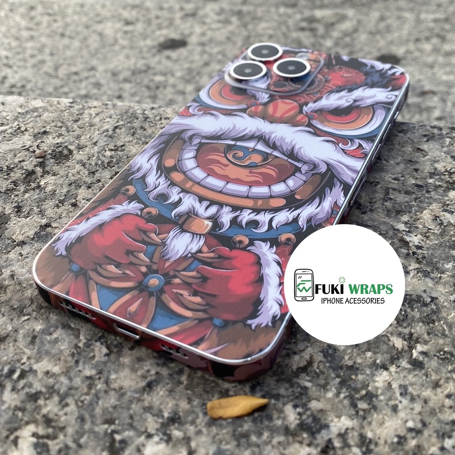 Tấm dán Skin Mặt Sau Kì Lân FULL VIỀN Dành Cho 14prm, 13prm , 12prm , 11prm , x , xsm , ip11 , ip12 , ip13 - FukiShop