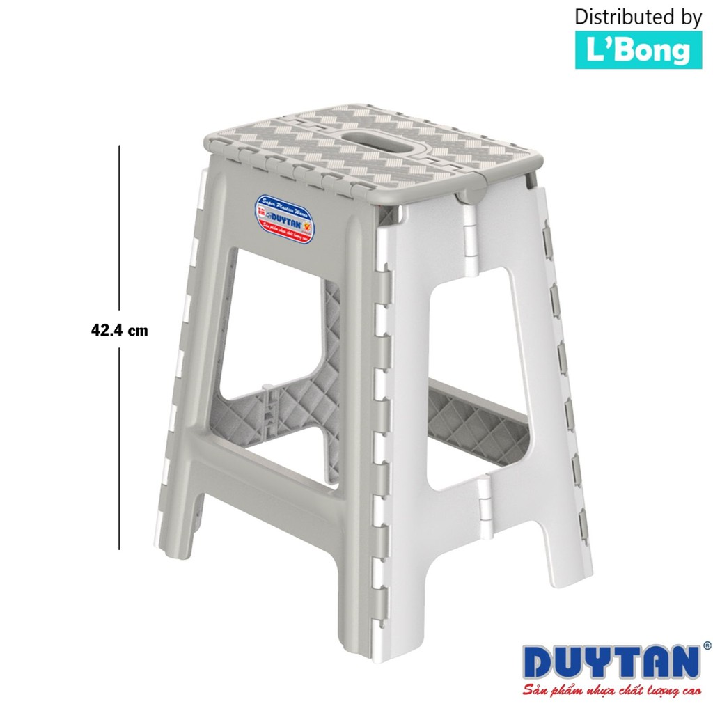 Ghế nhựa cao xếp Duy Tân (33,7 x 29,2 x 42,4 cm) | BigBuy360 - bigbuy360.vn