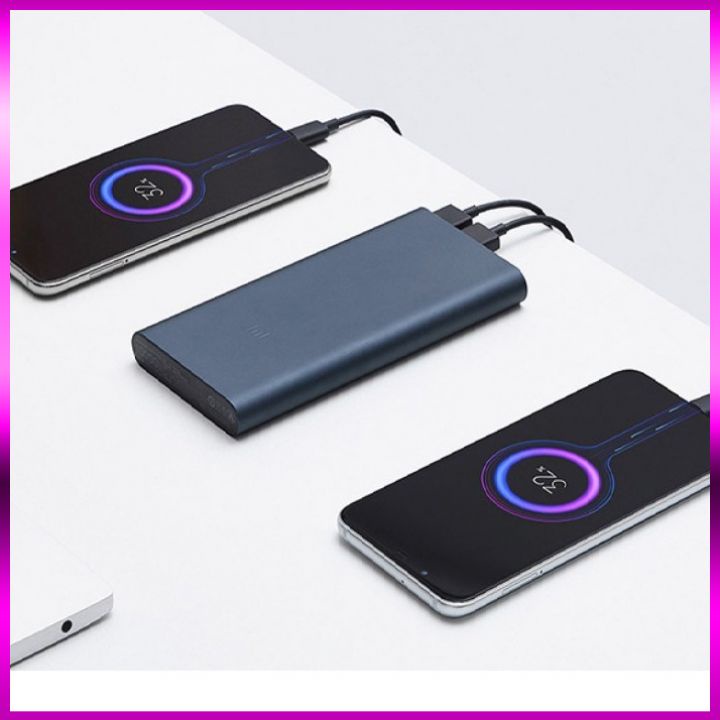 Pin Sạc Dự Phòng Xiaomi Gen 3 Dung lượng 10000 mAh Tích Hợp Cổng Type-C Micro Bảo Hành 1 đổi 1