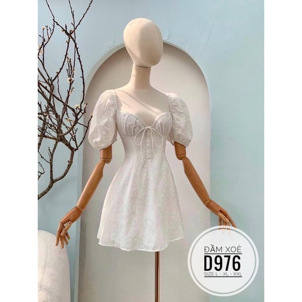 Bigsize Đầm ren hoa 55-95kg