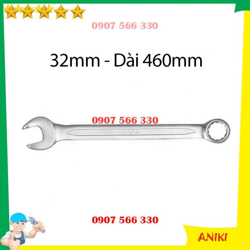 Cờ lê vòng miệng 29 - 38mm bóng mờ Total Ingco thép Cr-V độ bền cao chống cong vênh hay biến dạng 1234