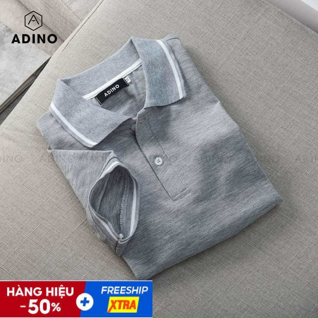 Áo Polo Nam Vải Cá Sấu Chất Cotton - Màu Xám | BigBuy360 - bigbuy360.vn