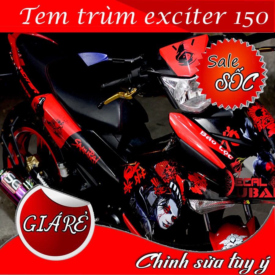 Tem Trùm Xe Exciter 150 ( Mới Nhất )