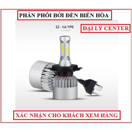 [ Giá 1 bóng ] Đèn pha led C6 3 tim loại 1