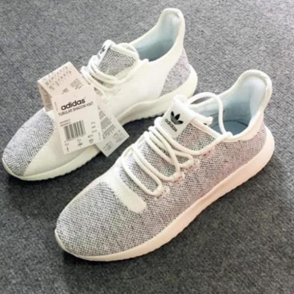 Hot [Sale 3/3]Giày Tubular Shadow trắng xám [Sẵn Hàng] . ⋆ Hè