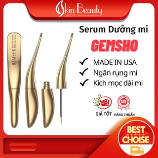 Serum dưỡng mi, dài mi GEMSHO eyelash & eyebrow Multi Active Serum 3ml
