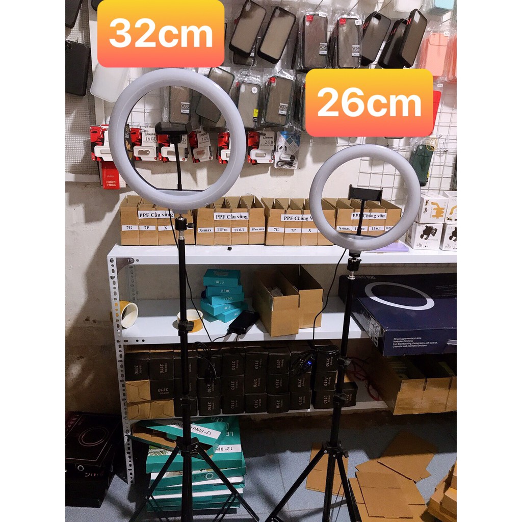 ĐÈN LIVESTREAM, ĐÈN LIVE TREAM 26CM 32CM  34CM 45CM, LIVE STREAM, LIVETREAM, ĐÈN MAKEUP, ĐÈN LED