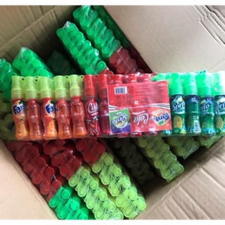 1 vỉ 30 chai bình xịt 3 vị Coca - Fanta -Sprire