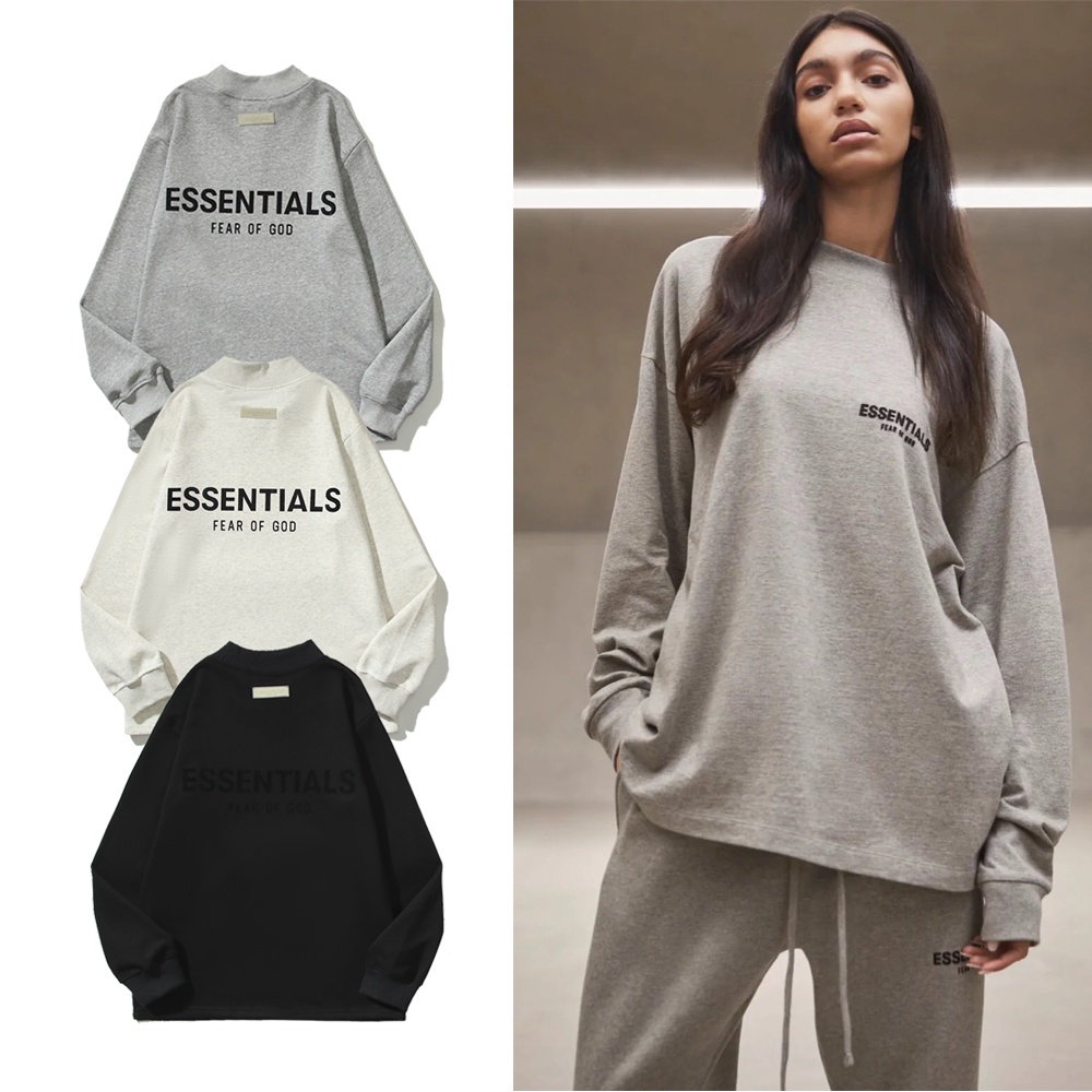 Áo Sweater Cổ Tròn In LOGO Màu Đen Thời Trang Cá Tính