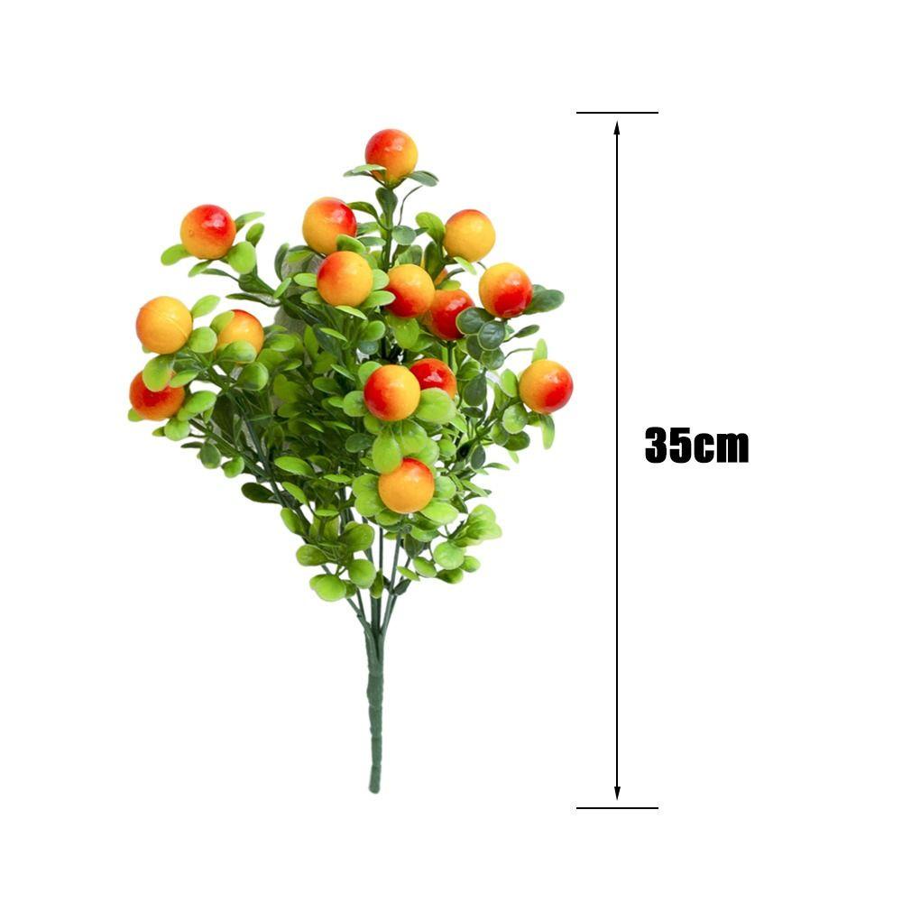 Cây Hoa Giả Mini 5 Màu Trang Trí Bàn Tiệc Tùng / Tiệc Cưới / Giáng Sinh Có 2 Bức