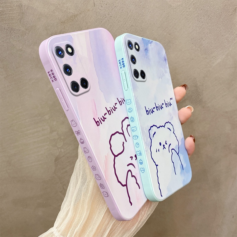 Ốp điện thoại oppo a92 điện thoại oppo a92 ốp điện thoại oppo a52 Ốp Điện Thoại Mềm Họa Tiết Độc Đáo Bảo Vệ Camera Cho oppo A92 oppo A52