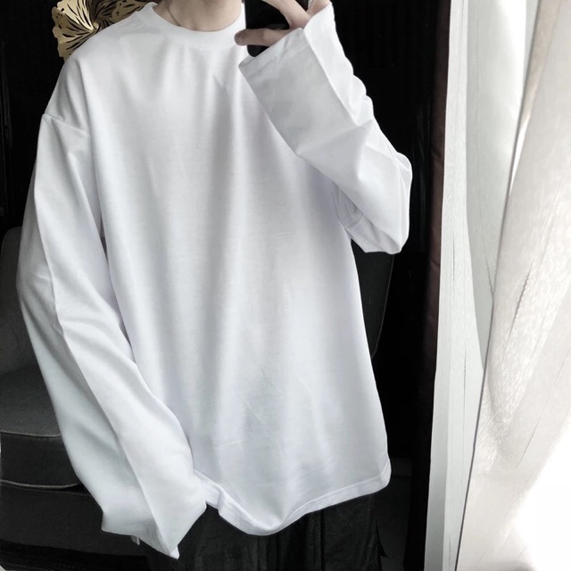 TD001 ÁO THUN TAY DÀI UNISEX NAM NỮ | BigBuy360 - bigbuy360.vn