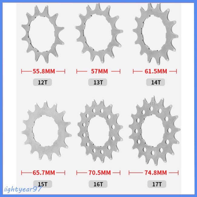 Líp Xe Đạp Leo Núi 12 / 13 / 14 / 15 / 16 / 17 / 18t Bằng Thép Không Gỉ