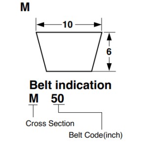 Dây Curoa Răng Bản FM hoặc M RECMF1300 1310 1320 1330 1340 1350 1360 1370 1380 1390 (Tương Đương coro FM30 Đến FM39)