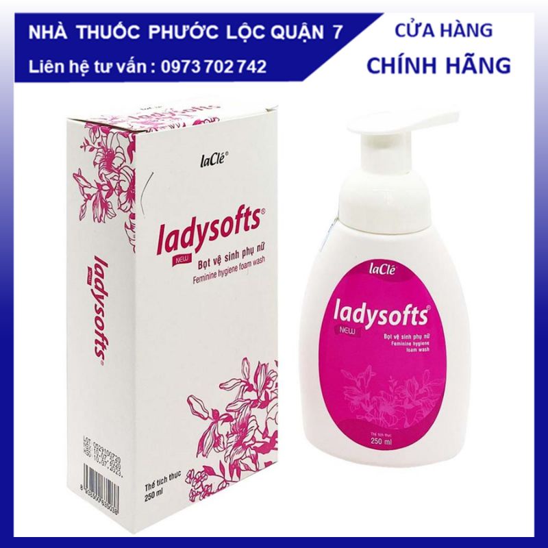 Ladysoft / Dung dịch vệ sinh phụ nữ Ladysofts hồng