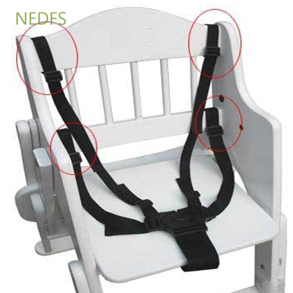 NEDFS hàng bán chạy Dây đai an toàn trên xe đẩy em bé màu đen có điểm an toàn thông dụng