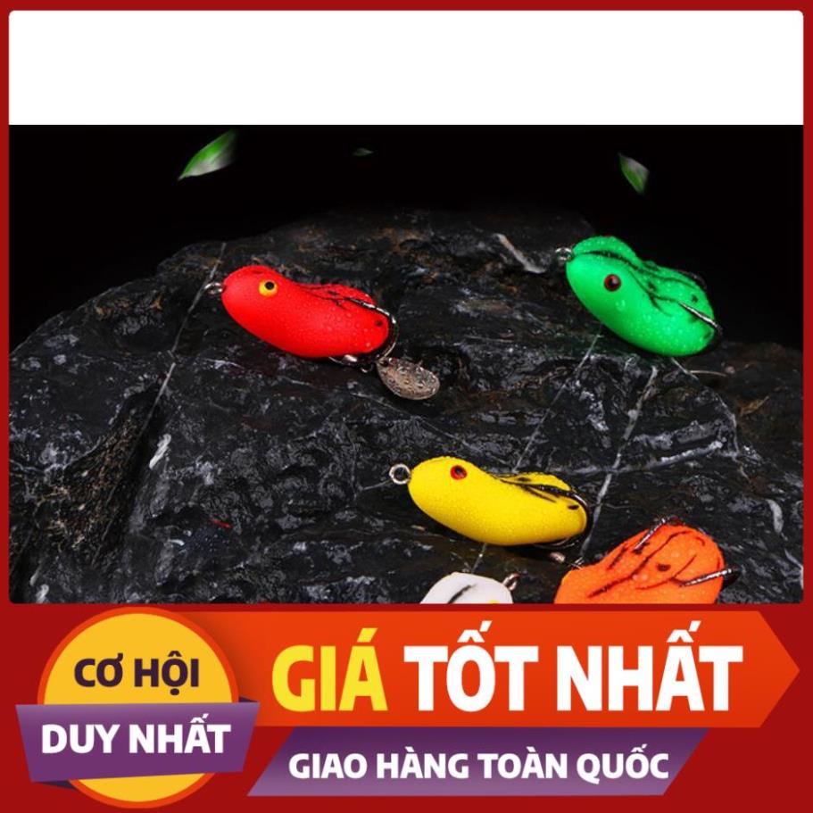 Mồi nhái hơi Thái Lan câu lure, mồi nhái hơi Thái Lan có thìa super frog Shop đồ câu phía bắc
