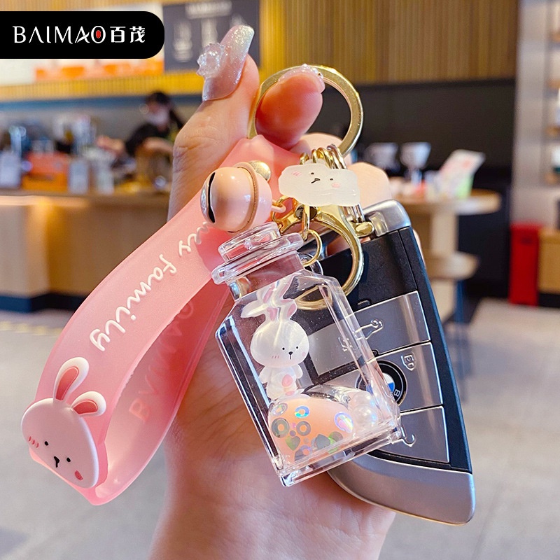 Móc Khóa Hình Bình Điều Ước Dầu james family Dễ Thương Phụ Kiện Túi Xách Thời Trang Bạn Gái