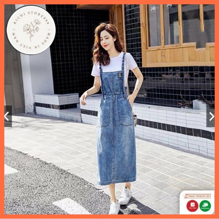 Quần Yếm Jean dài from đẹp chất vải cao cấp Kichistore , Quần Yếm Jean Nữ M03 | BigBuy360 - bigbuy360.vn