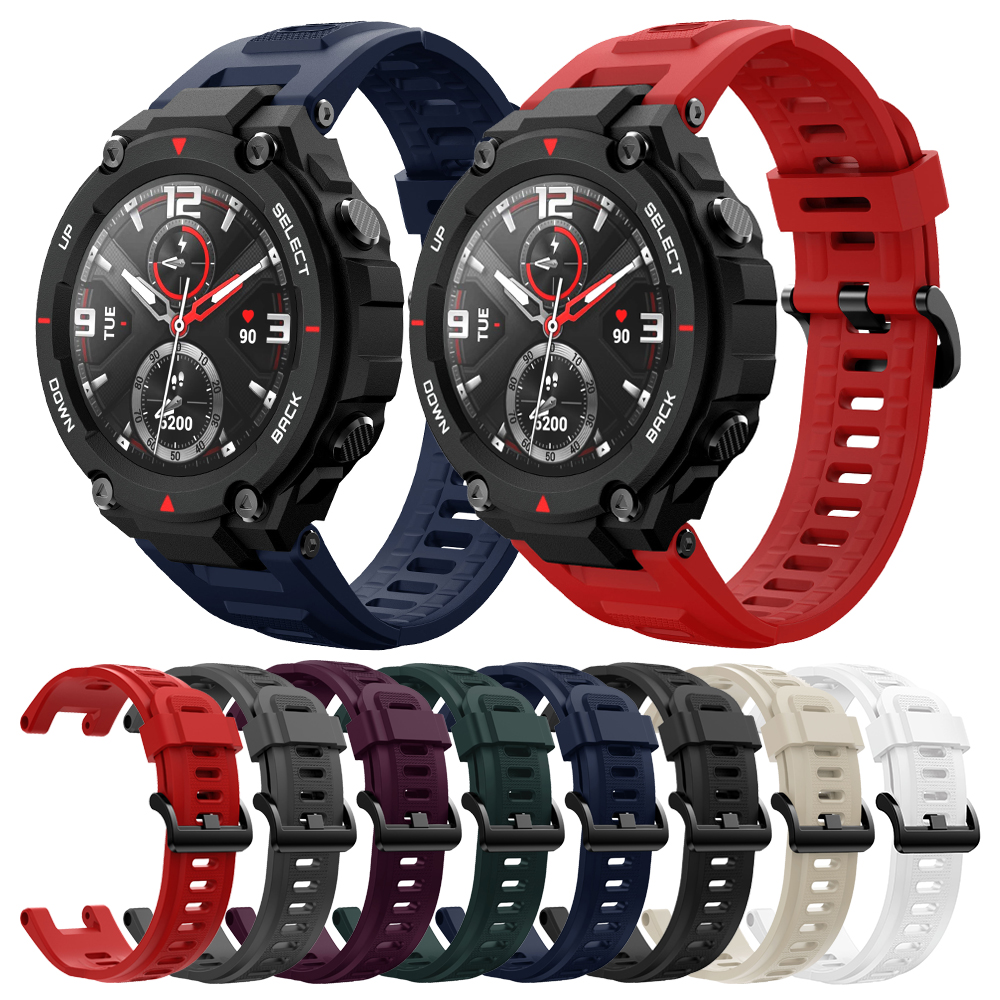 Dây Đeo Silicone Thay Thế Cho Đồng Hồ Thông Minh Huami Amazfit T-Rex / T-Rex Pro