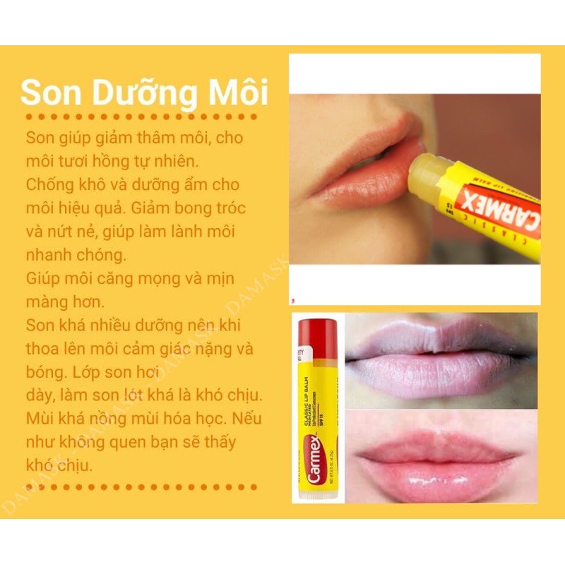 Son Dưỡng Môi CARMEX Classic lip balm medicated