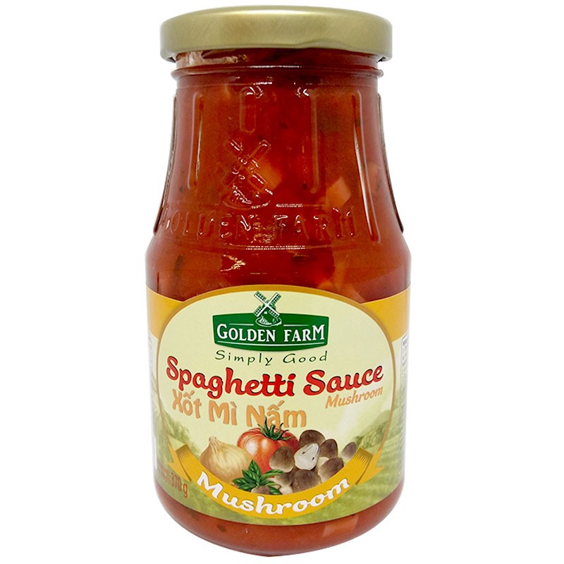Sốt Spaghetti nấm Golden Farm 370g
