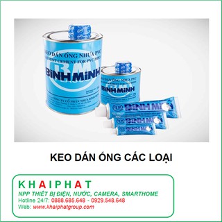 KEO DÁN ỐNG NƯỚC BÌNH MINH, TUÝP KEO 25G 50G 100G, HŨ KEO, LON KEO 200G 500G 1000G 1 KÝ