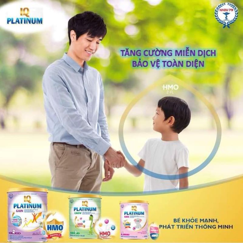 Sữa dinh dưỡng cao cấp IQ Platinum kids 400g dành cho trẻ 0-12th
