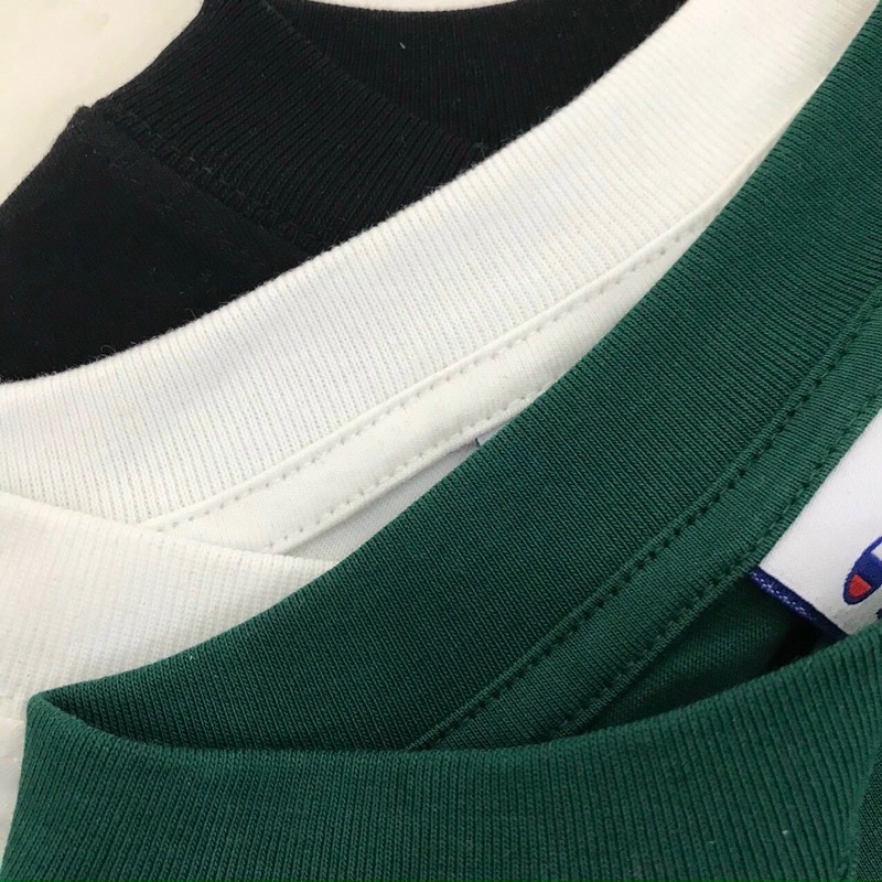 Áo thun Champion logo thêu hình in lớn