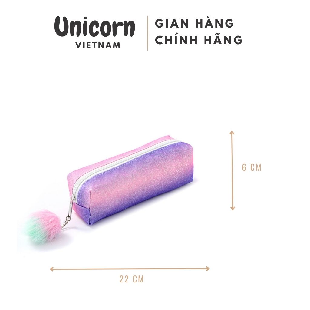 Hộp bút cầu vồng cho nữ giá rẻ cực đẹp Unicorn Vietnam