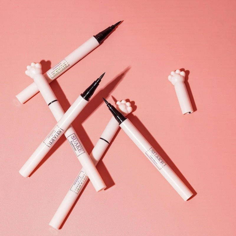 1 Bút Kẻ Mắt Dạng Lỏng Nhanh Khô Chống Mồ Hôi Thiết Kế Dễ Thương