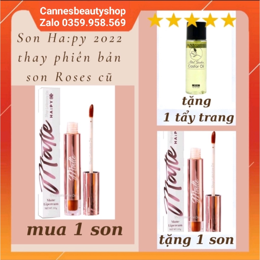 (Mua 1 được 3) son hapy siêu lỳ chính hãng