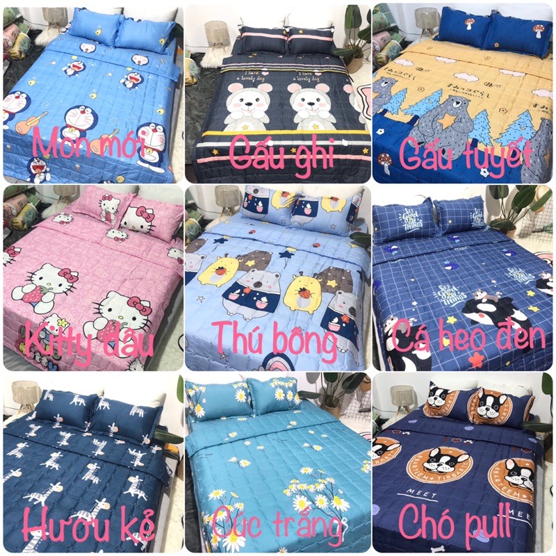 [Free ship-Xả hàng]Ga trải giường 1m 1m2 1m4 1m5 1m6 1m8 cotton poly-cung hoàng đạo