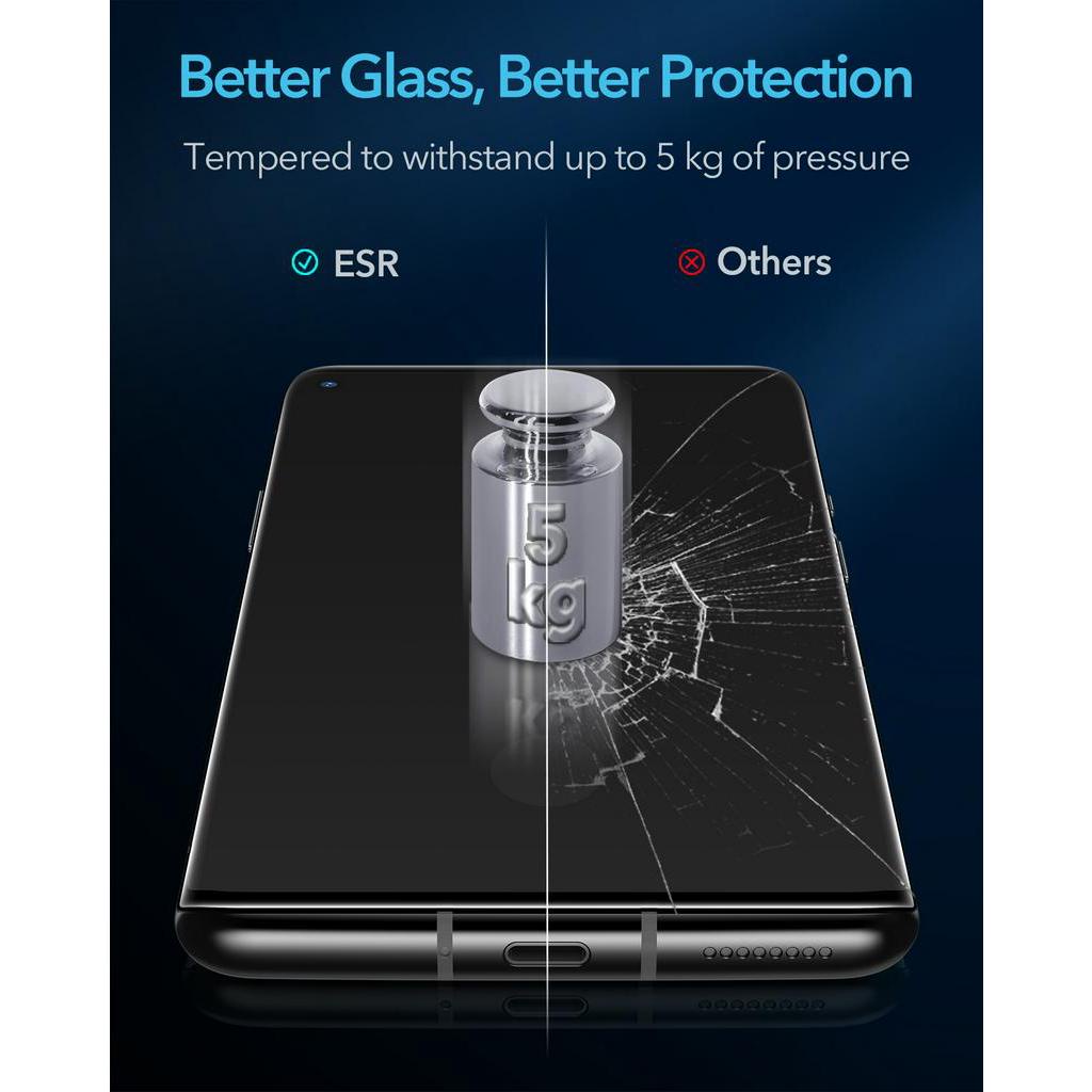 Kính Cường Lực ESR Giúp Bảo Vệ Toàn Màn Hình Cho Oneplus 8t