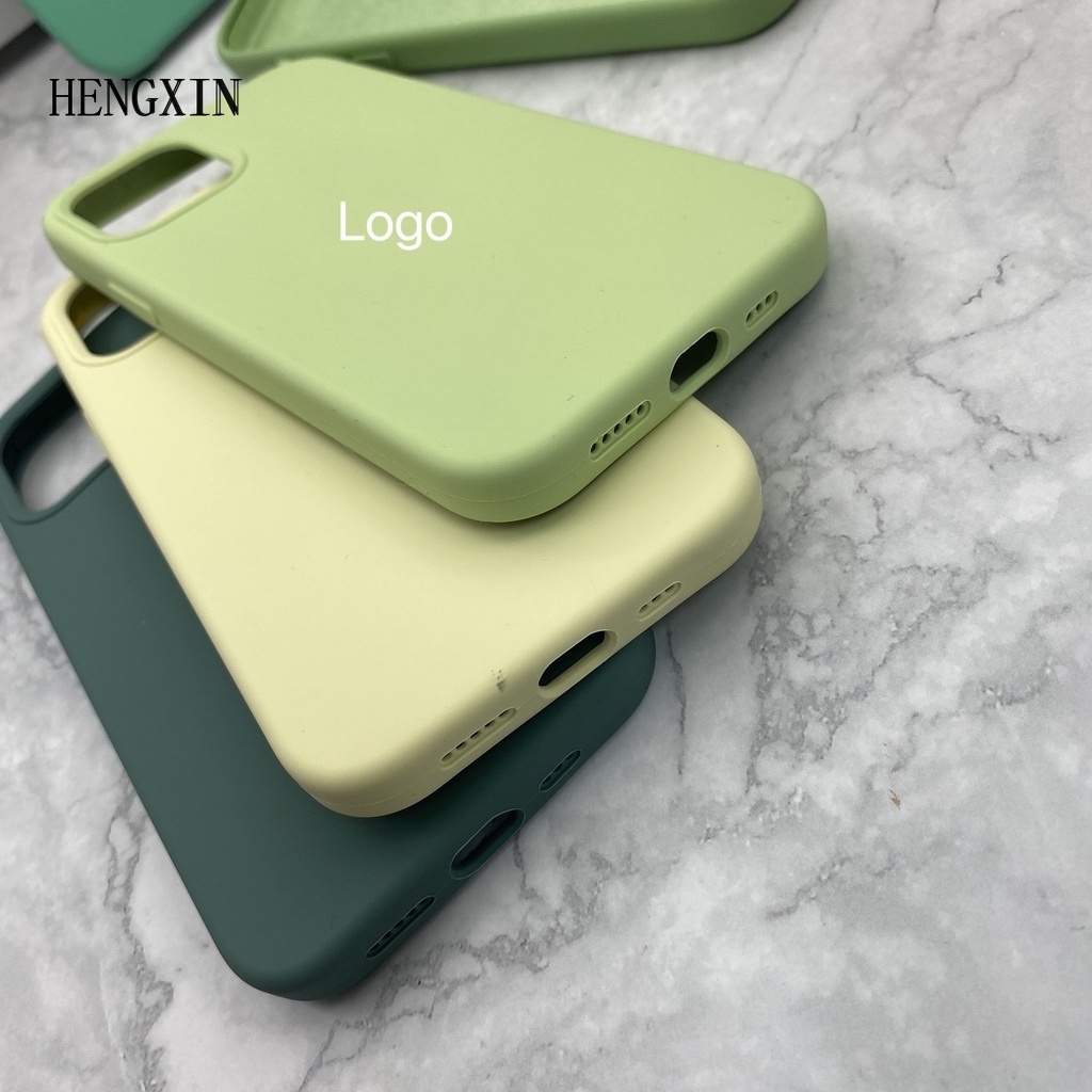 Matcha blue full silicone phone case for iP  6 6s 7 8 7p 8p x xs xr xsmax 11 11pro 11promax 12 12pro 12promax 13 13pro 13pro 13promax drop protective case