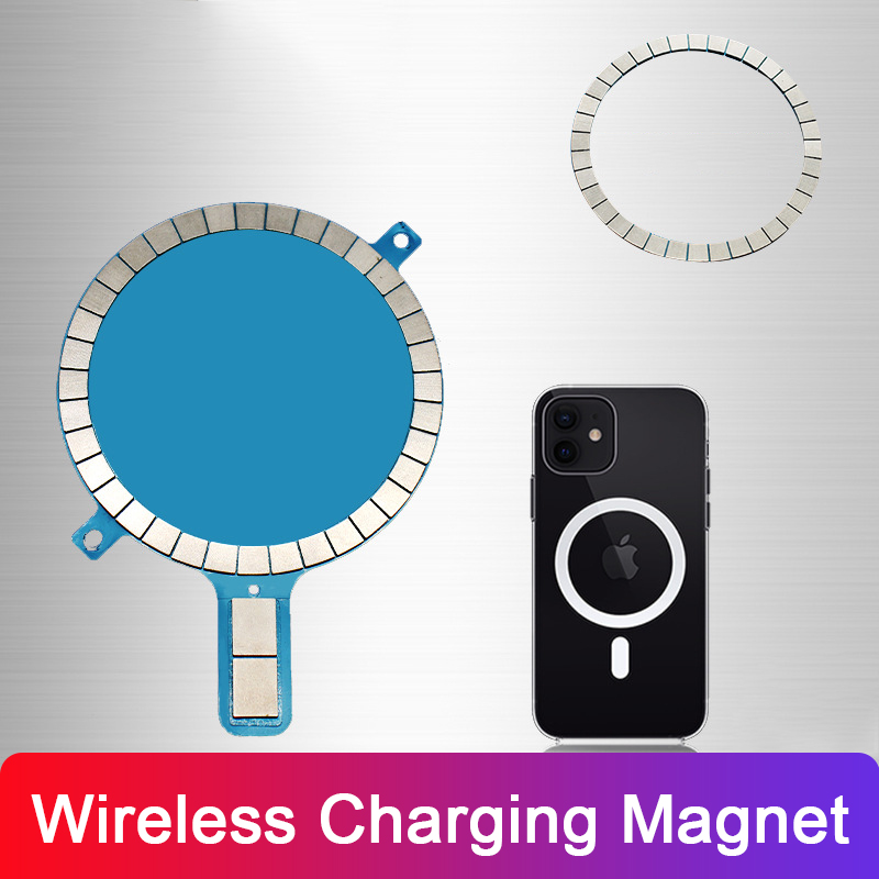 Đế sạc không dây nam châm Magsafe cho ốp điện thoại di động iPhone 11 12 Pro Max 12 Mini Xs 8
