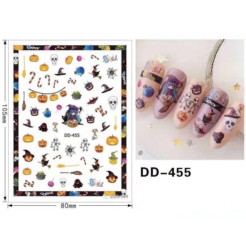 ( phụ kiện nail) Sticker trang trí móng dd455