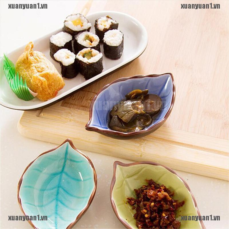 [XUANYUAN1] Đĩa Sứ Đựng Gia Vị / Giấm Cho Nhà Bếp