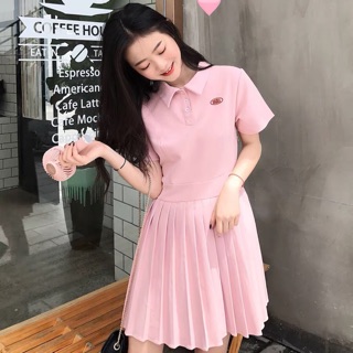 [ORDER] Váy xếp ly dáng áo polo