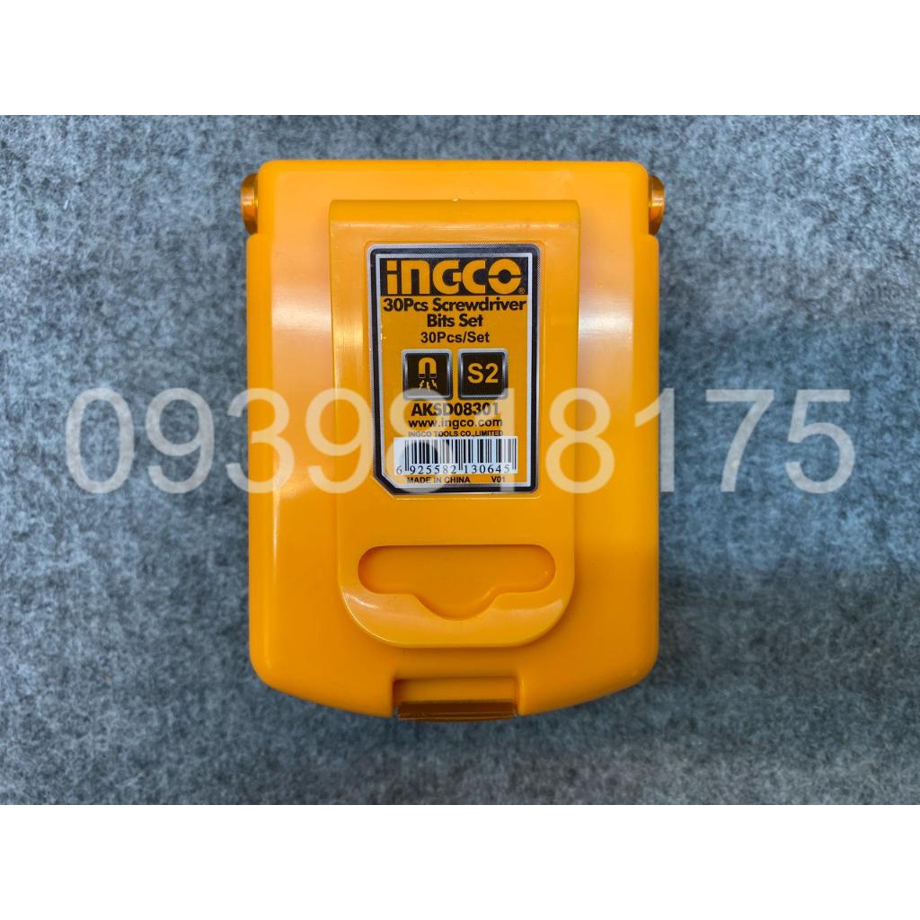 BỘ ĐẦU NỐI VÀ MŨI BẮT VÍT ĐA NĂNG 30 CHI TIẾT TOTAL TACSD10306, INGCO AKSD08301