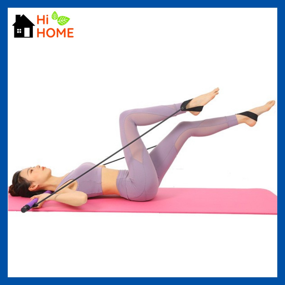 Thanh tập squat cơ mông đùi Pilates đa năng kháng lực tháo lắp dễ dàng tại nhà thay thế thiết bị phòng gym