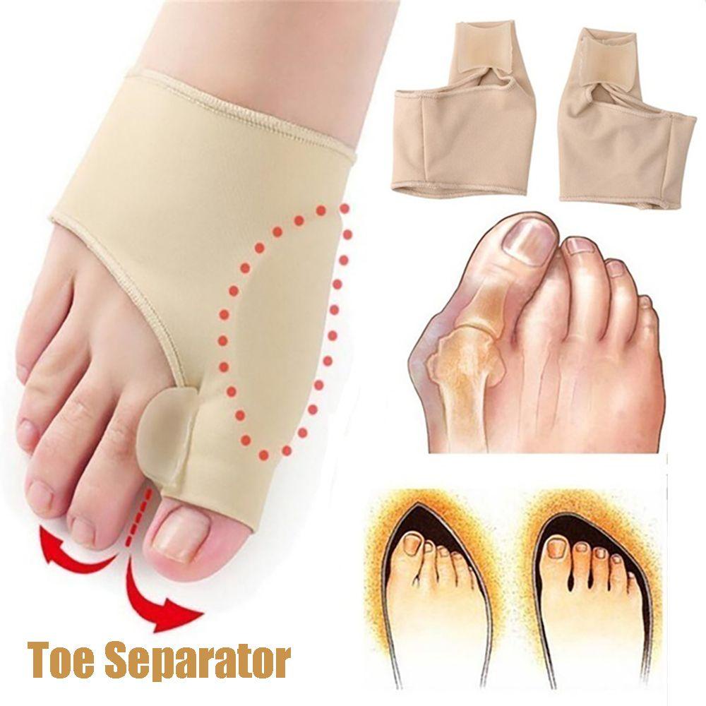 1 Cặp Đệm Tách Ngón Chân Cái Chăm Sóc Sức Khỏe Thoải Mái