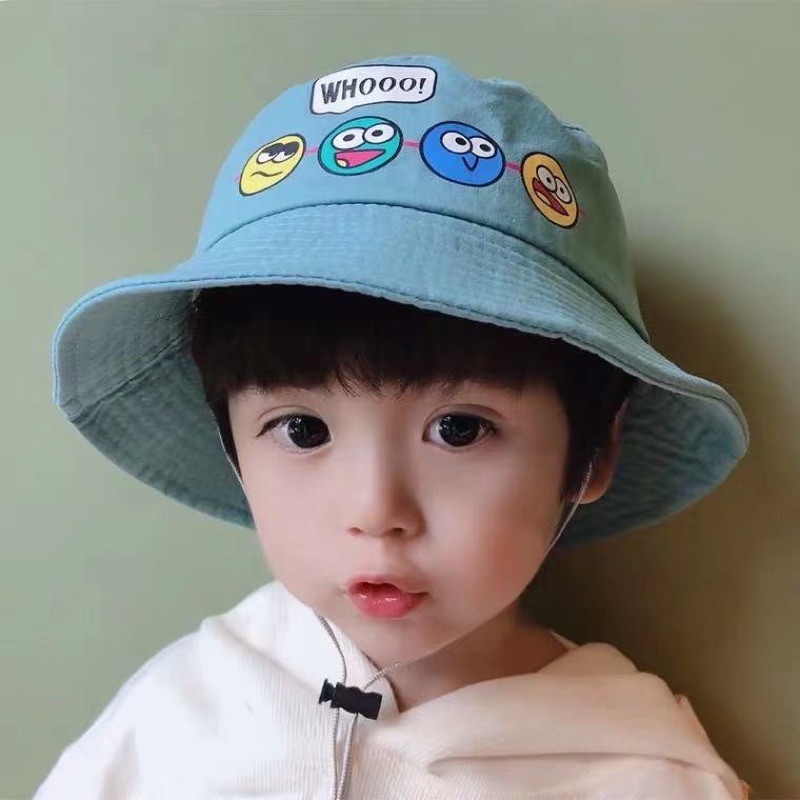 Kids_mart: Mũ vải hè cotton thời trang cho bé